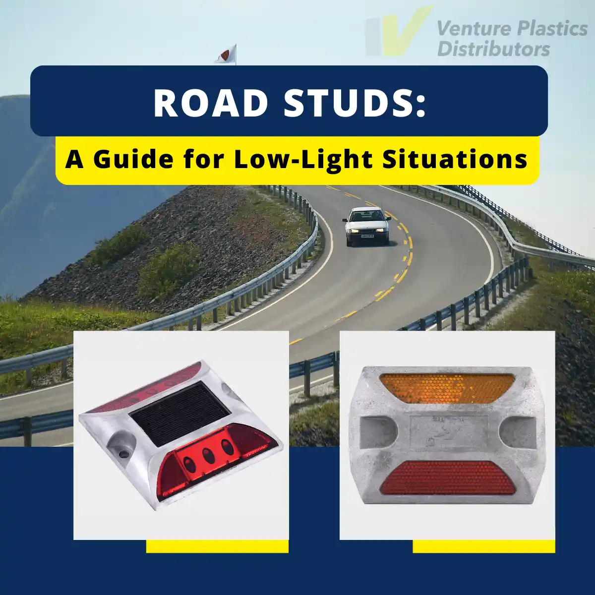 Road Safety Products 2025 - Road Studs | Venture Plastics Distributors